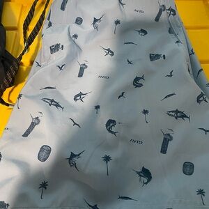 Avid Blue Patterned Shorts